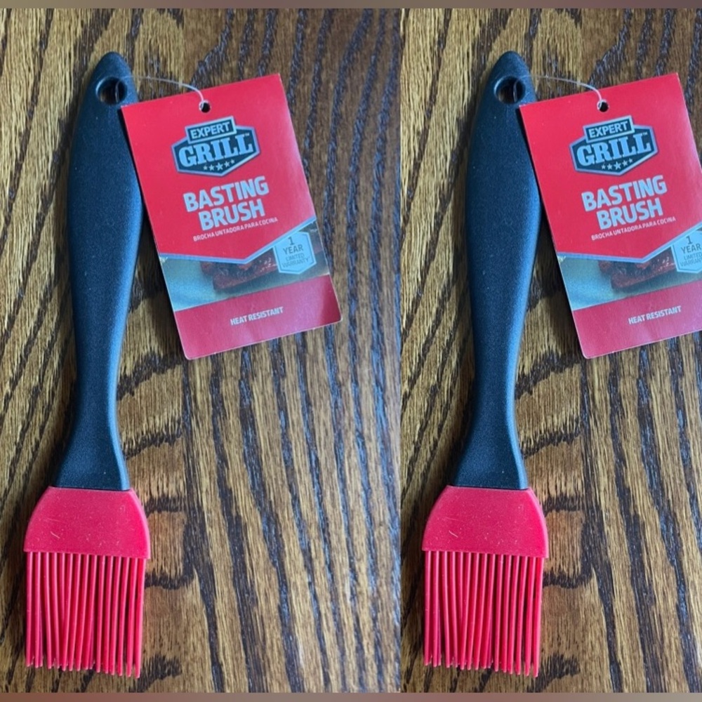 Expert Grill Basting Brushes, Heat Resistant, Food-Grade Silicone (Set of 2) NEW